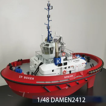 1/48 RC Laivas DAMEN 2412 Vilkiko Modelio Darbas atviroje Jūroje Laivas 515mm Vilkikas Surinkimo Rinkinys, 3D Spausdinimas