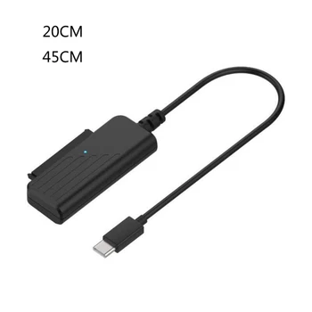 2023 Naujas USB C Adapterio Tipas C Kabelio 5Gbps Didelės Spartos Duomenų Perdavimo 2,5 colių HDD, SDD Sunku Adapteris