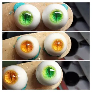 BJD Akis lėlės akys 10mm-16mm lėlės smaragdas akrilo Akis žaislų 1/8 1/6 1/4 1/3 SD DD lėlės priedai 10mm-16mm lėlės akys