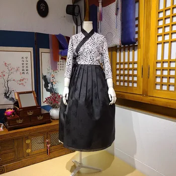 Hanbok Suknelė Korėjos Audinio Suknelė Korėjos Tautinių Drabužių