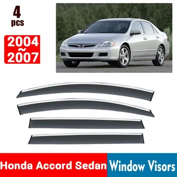 Honda Accord Sedanas 2004-2007 Langą Skydeliai Lietaus Apsaugas, Langai, Lietaus Reflektoriai Markizės Shield Ventiliacijos Guard Atspalvį Dangčio Apdaila
