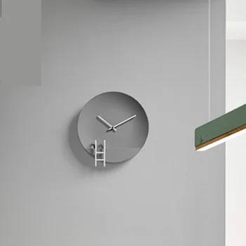 Kūrybinės Dizaino Sieninis Laikrodis Šiuolaikinės Skaitmeninės Kambarį Hanging Round Silent Sieninis Laikrodis Šiaurės Šalių Mados Uogiene Dinding Lazdelė Decoratie
