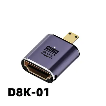 Laipsnis U-formos Mini lyčių USB3 Adapteris.2 Tipas-c Adapter USB Vyrų ir Moterų Pratęsimo USB C Konverteris HD 2.1 V 8K 60Hz