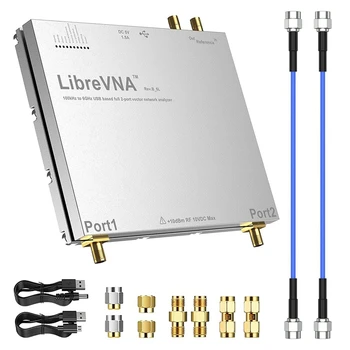 Librevna 2.0 100Khz-6Ghz Tinklo Analizatorius,USB Pagrįstas Pilnas 2-Port Su Išorės Nuoroda Įėjimas/Išėjimas,6 Sluoksnių PCB Priemonė