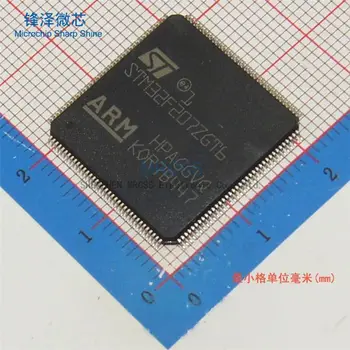 MCU 32-Bitų STM32F ARM Cortex M3 RISC 1024KB Flash 2.5 V/3.3 V, 144-Pin LQFP Dėklas - Padėklai STM32F207ZGT6