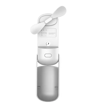 Mini Nešiojamas Ventiliatorius baterijomis, USB Įkrovimo Sulankstomas Ventiliatorius Tylus Asmens Ventiliatorius su Lauko