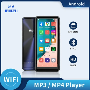 RUIZU Z80 16G WiFi Android 8.1 MP4 Grotuvas Su Bluetooth 4.2 HiFi MP3 Grotuvas, 4.0 colių Full Touch Screen Walkman FM/ Ebook/Video