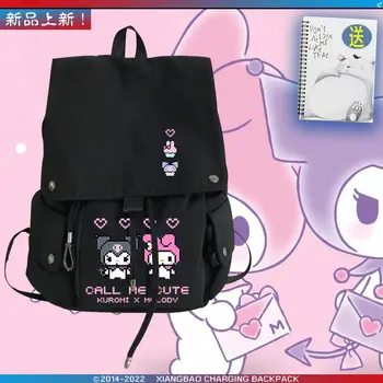 Sanrio Anime Mano Melodija Kuromi Cinnamoroll Kuprinės Vaikams Kawaii Žaislai hello kitty kuprine mielas krepšys
