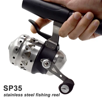 SP35 Metalo, Nerūdijančio Plieno, Žvejybos Ritės Aukštos Kokybės Lauko Fotografavimo Žuvų Medžioklė Timpa ir Junginys Svogūnai Žvejybos Ritės