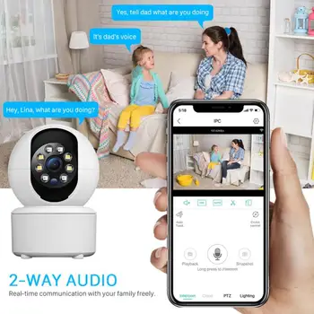 Su Mikrofonu Vaizdo stebėjimo Kamera Judesio Aptikimo Wifi Kamera, Smart Home Belaidžių Ip kamerų Kūdikio stebėjimo Indoor Mini Kamera 1080p