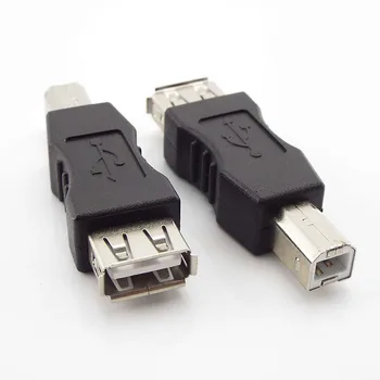USB 2.0, A Tipo Moterų toType B Male Keitiklio Jungtis Mažmeninės prekybos Uosto Adapteris USB Spausdintuvo Spausdinimo Greitis Didelis, D4