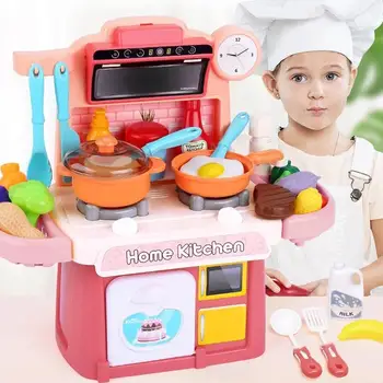 Vaikai Virtuvės Žaislai, Modeliavimo Indai Švietimo Žaislai, Mini Virtuvės Maisto Apsimesti Žaisti Vaidmenų Mergaičių Žaislų Gaminimo Rinkinys