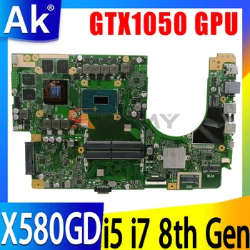 X580GD Sąsiuvinis Mainboard GTX1050 2G, 4G GPU I5-8300H I7-8750H CPU ASUS X580 X580G X580GD Nešiojamas Plokštė