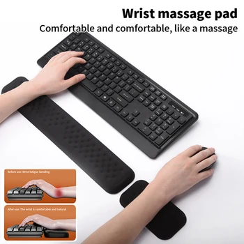 Įgaubtas Taško Massag Memory Porolono Tekstūros Riešo Apsaugos Poilsio Ergonomiškas Padas Sveikas Dizainas PC Kompiuteris