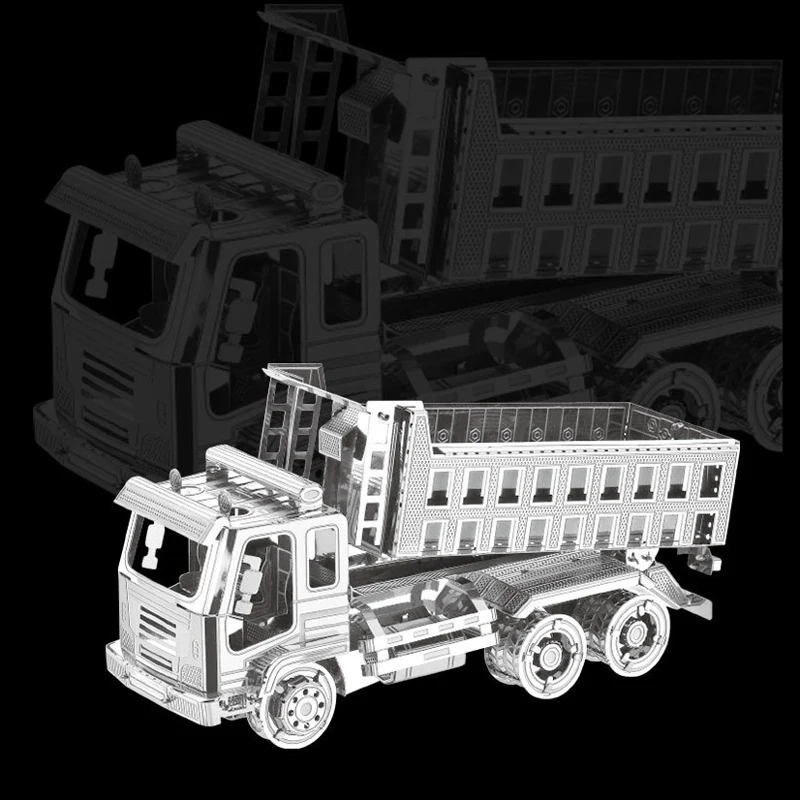 3D Metalo Puzzle Inžinerijos transporto priemonių savivartis modelis RINKINIAI Surinkti Dėlionės, Dovana, Žaislai Vaikams