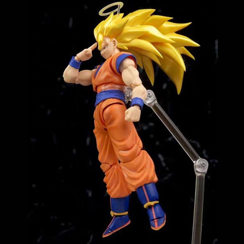 16cm Dragon Ball Super Saiyan 3 Gokas Veiksmų Skaičius, SHF Anime Kilnojamojo PVC Kolekcijos Lėlės Statulėlės Kakarotto Son Goku Modelį, Žaislai
