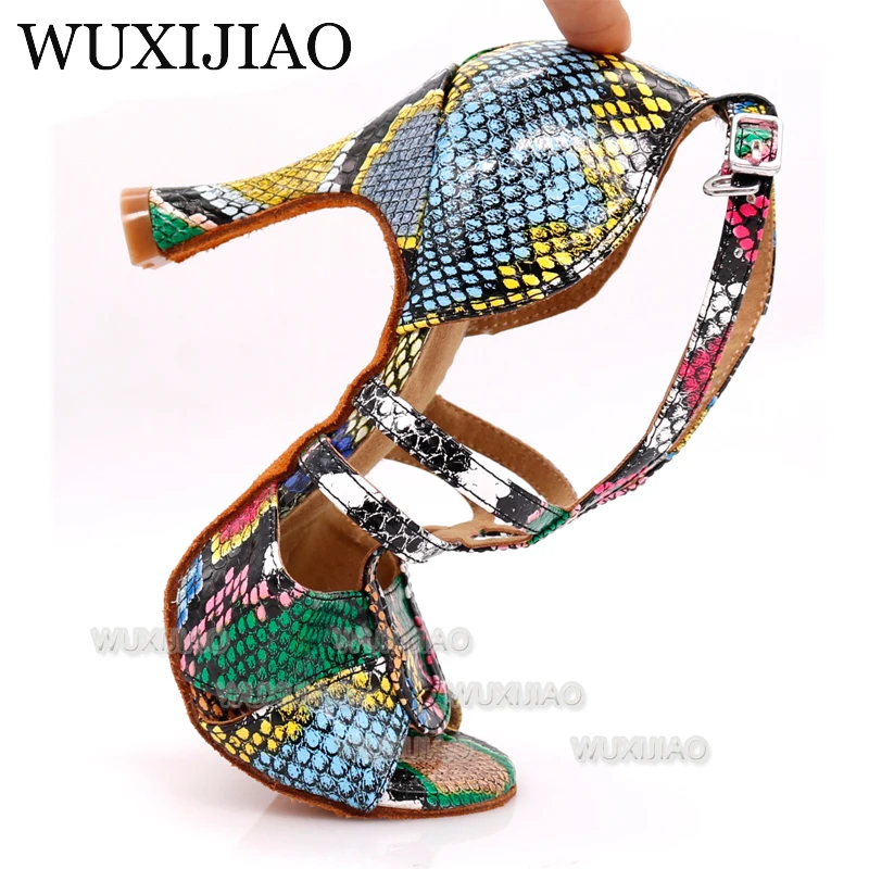 WUXIJIAO Sportinių šokių bateliai moterims, batai zapatos de mujer lotynų šokių batelius salsa šokių bateliai chaussure femme