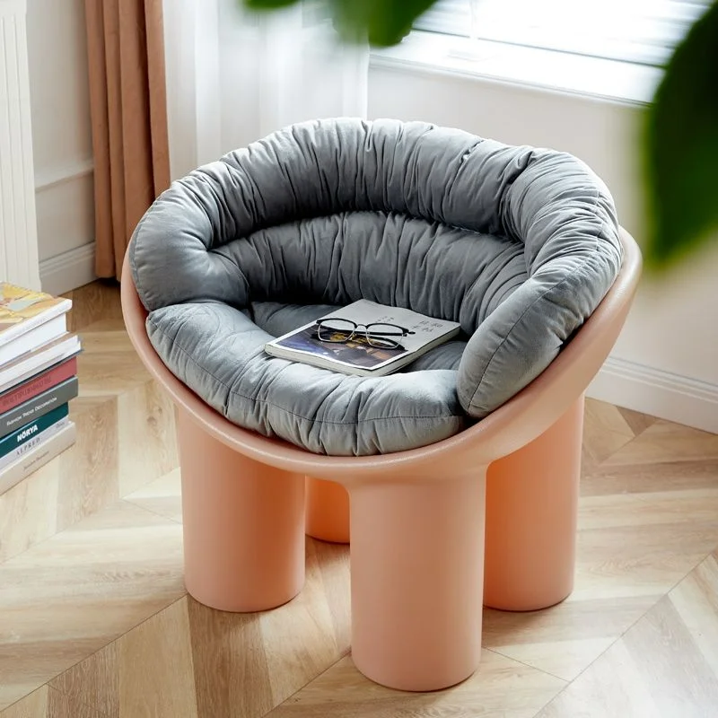 Kėdė Dramblių Kojos Nordic Light Luxury Tingus Kėdė Ins Kūrybos Sofa Išmatose Įrašas Pakeisti Batai Išmatose Lauko Balkonas Tuštybės